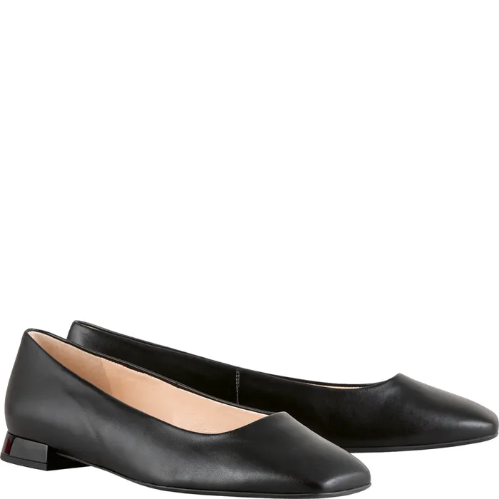 Women Squared Ballerinas Black HGL Ballerinas