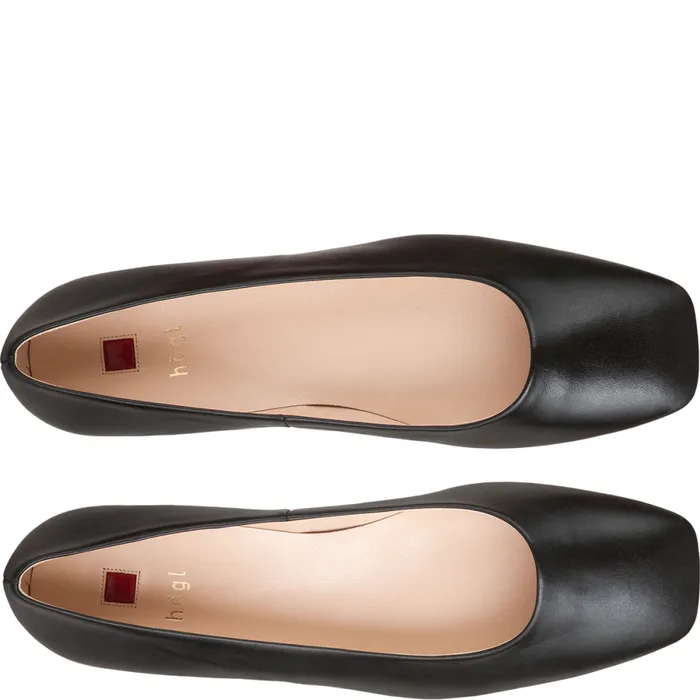 Women Squared Ballerinas Black HGL Ballerinas