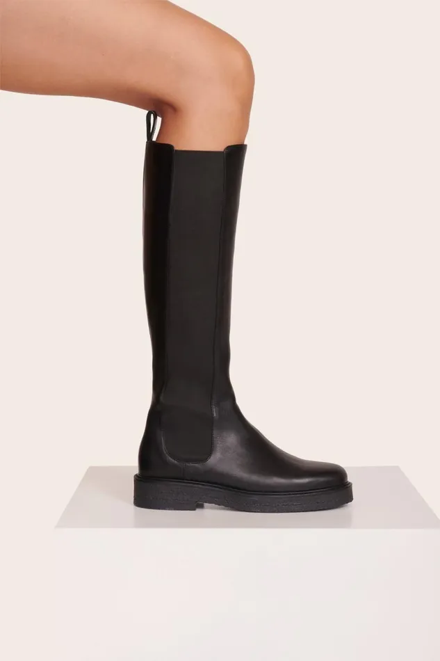 Women STAUD Boots PALAMINO TALL BOOT BLACK