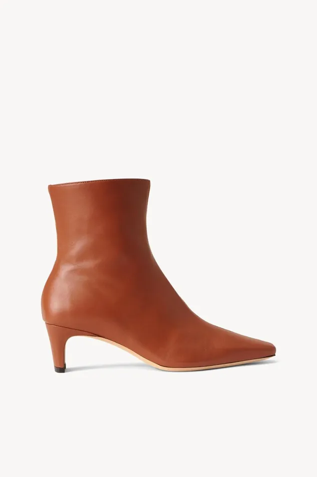 Women STAUD Boots WALLY SPLIT ANKLE BOOT TAN