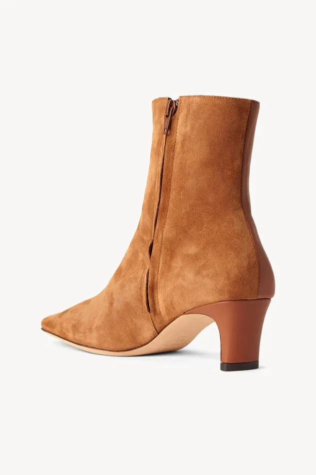 Women STAUD Boots WALLY SPLIT ANKLE BOOT TAN