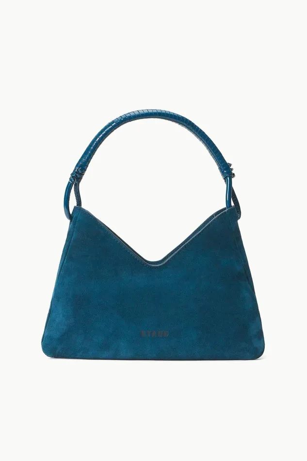Women STAUD Crossbody VALERIE SHOULDER BAG INK BLUE SUEDE