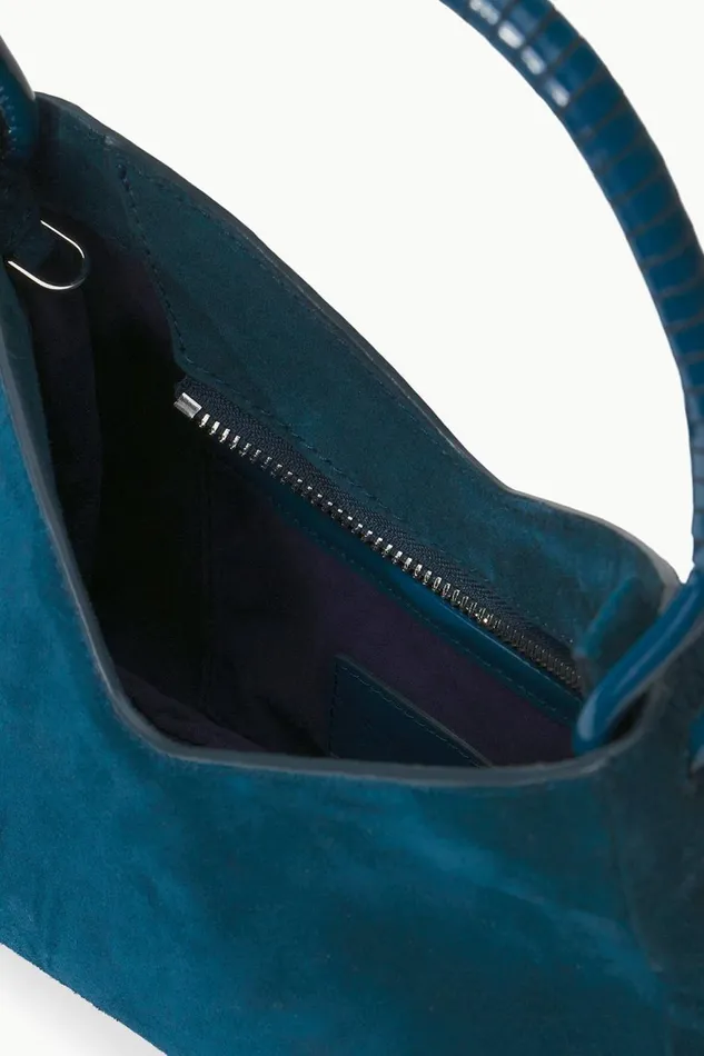 Women STAUD Crossbody VALERIE SHOULDER BAG INK BLUE SUEDE