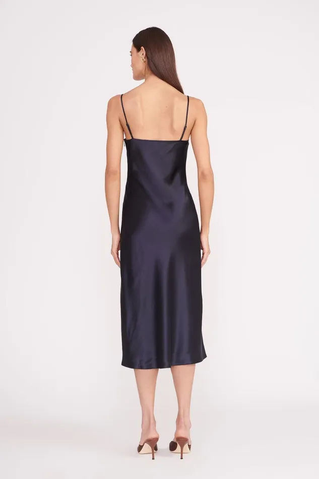 Women STAUD Dresses MEANDER DRESS NAVY Women STAUD Dresses MEANDER DRESS NAVY