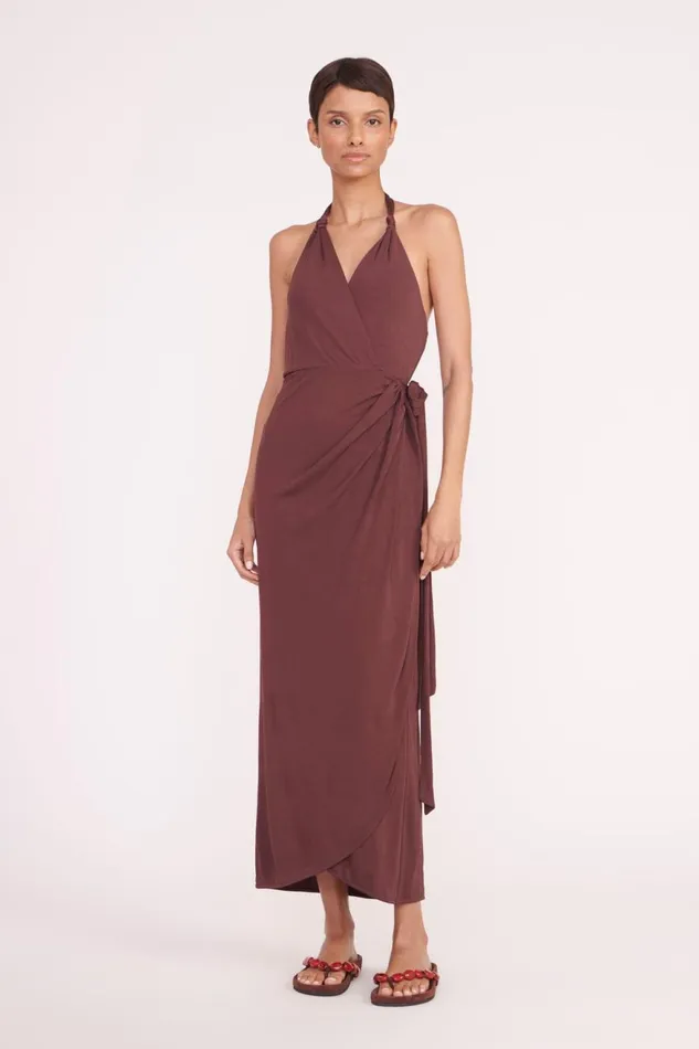 Women STAUD Dresses REAGAN DRESS BARK