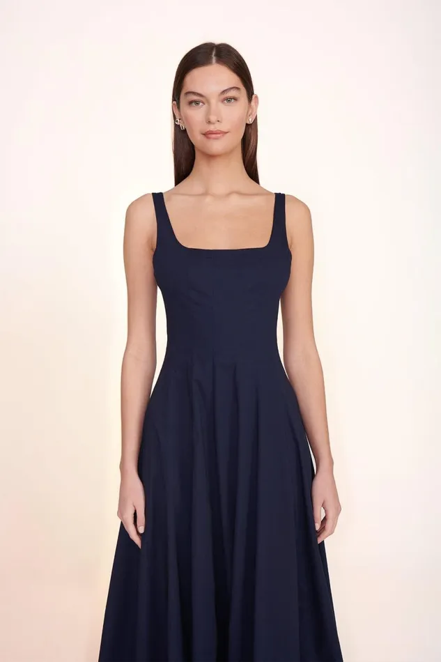Women STAUD Dresses WELLS DRESS NAVY Women STAUD Dresses WELLS DRESS NAVY