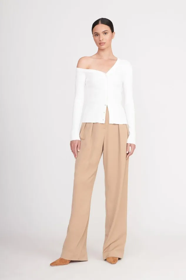 Women STAUD Knits CRAFTSMAN SWEATER IVORY