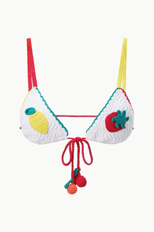 Women STAUD Knits CROCHET BIKINI TOP CROCHET FRUIT Women STAUD Knits CROCHET BIKINI TOP CROCHET FRUIT