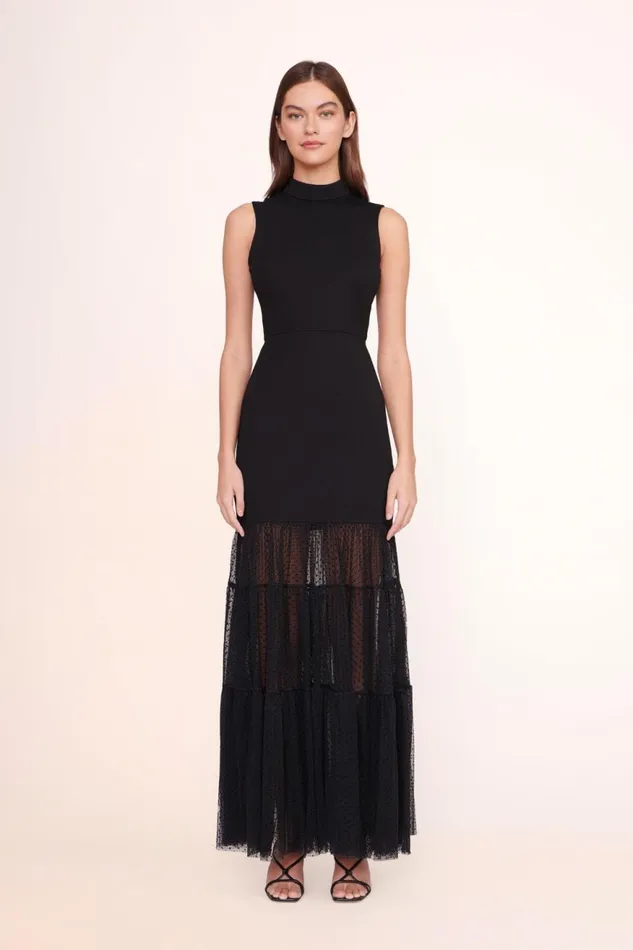 Women STAUD Knits DAFFODIL DRESS BLACK