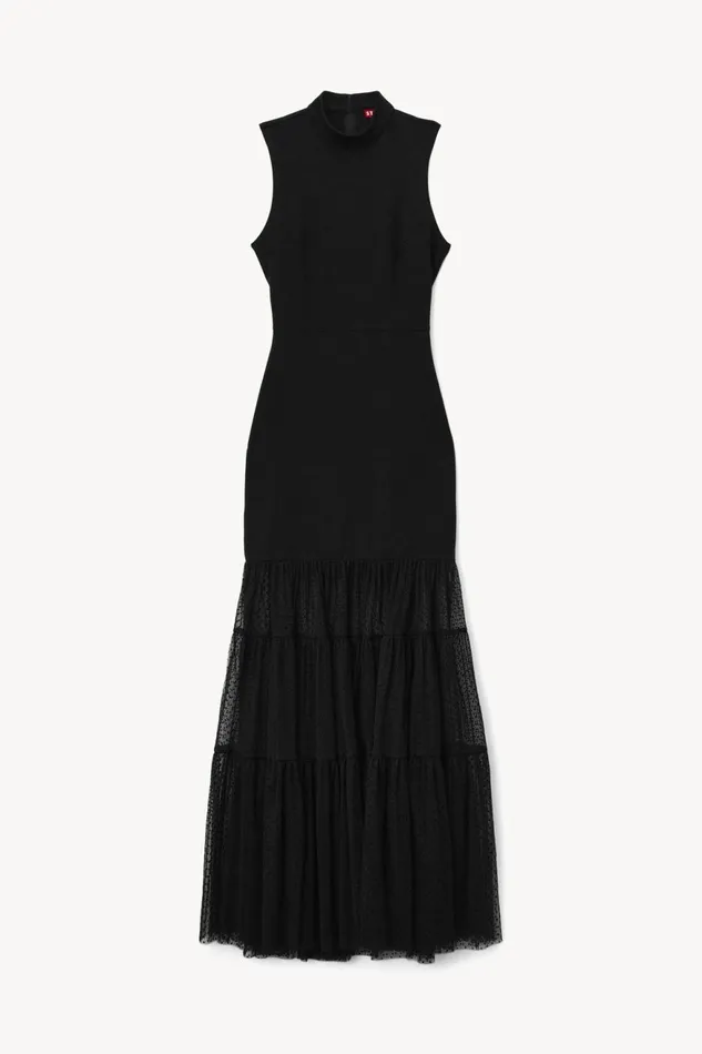 Women STAUD Knits DAFFODIL DRESS BLACK