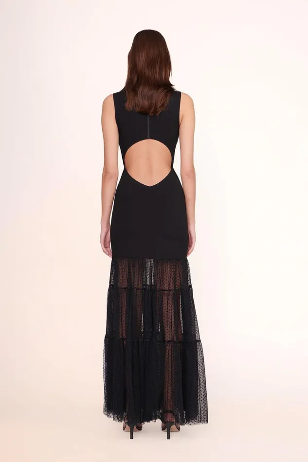 Women STAUD Knits DAFFODIL DRESS BLACK