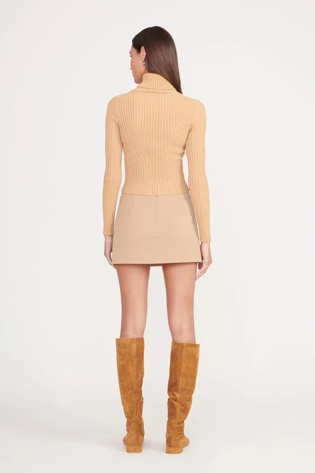Women STAUD Knits JACE TOP CAMEL