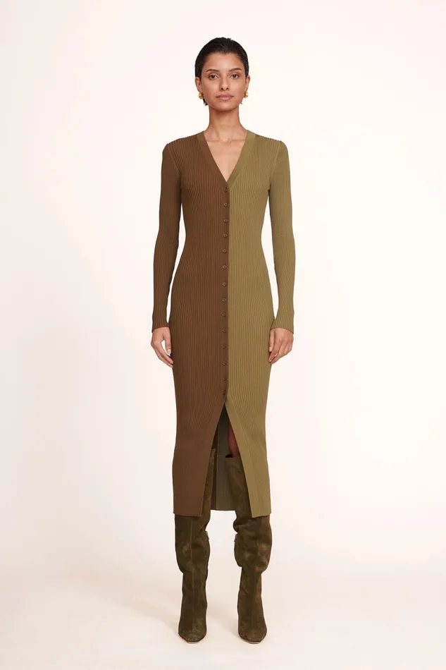 Women STAUD Knits SHOKO SWEATER AVOCADO OLIVE