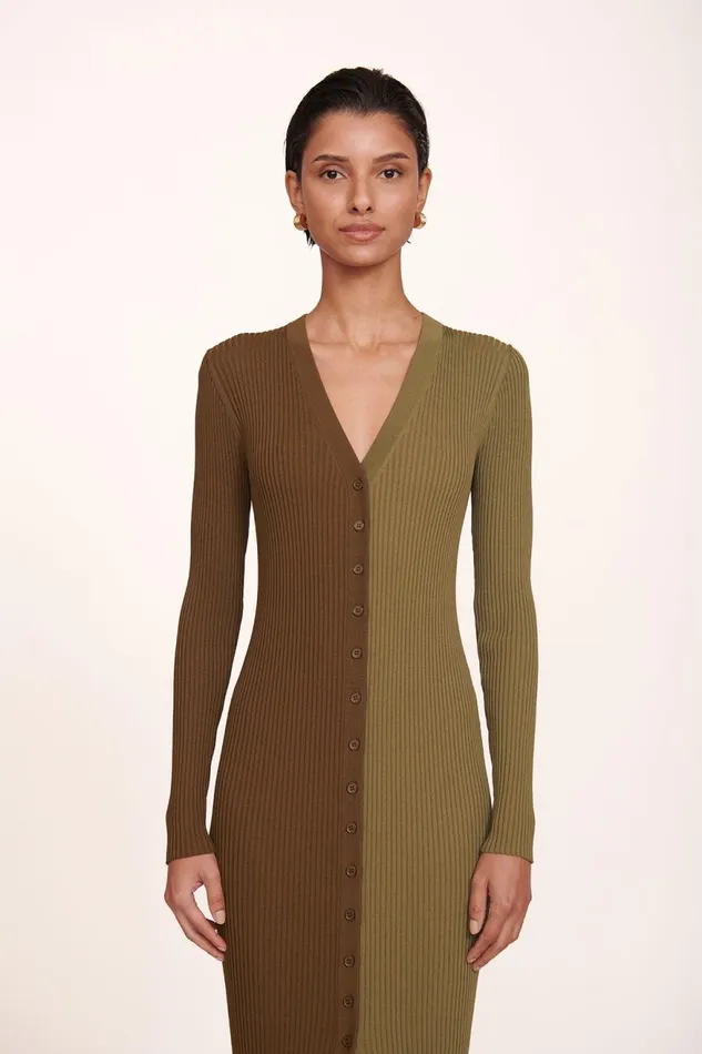 Women STAUD Knits SHOKO SWEATER AVOCADO OLIVE