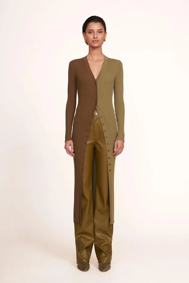 Women STAUD Knits SHOKO SWEATER AVOCADO OLIVE