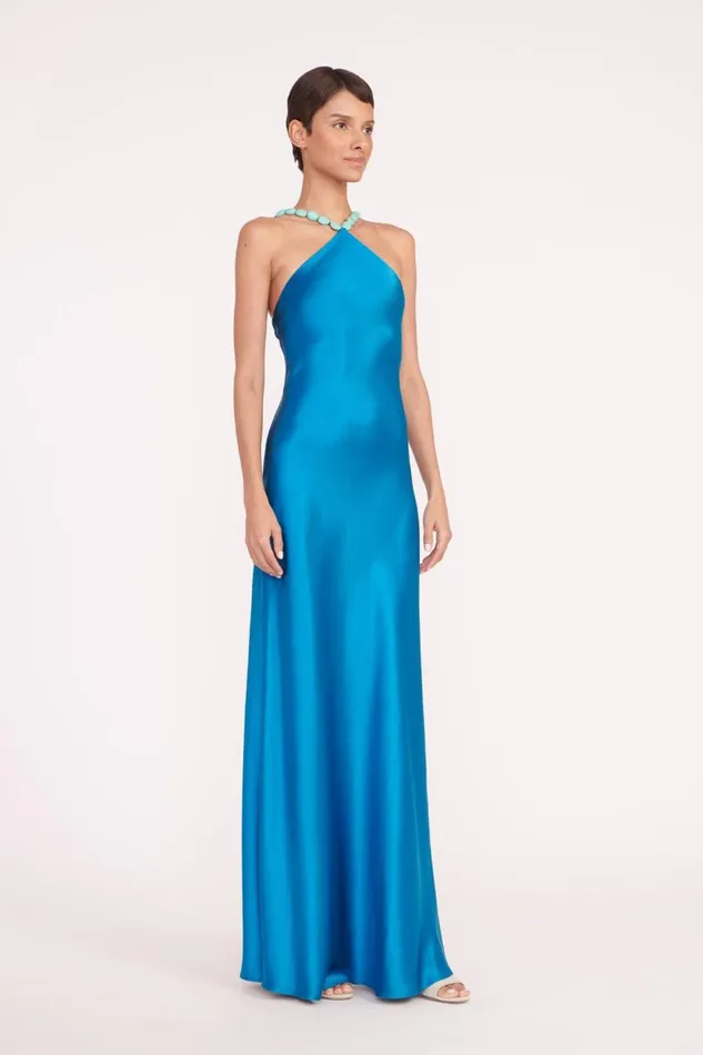 Women STAUD Occasion Dresses CADENCE DRESS ISLAND BLUE