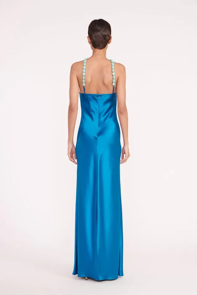 Women STAUD Occasion Dresses CADENCE DRESS ISLAND BLUE