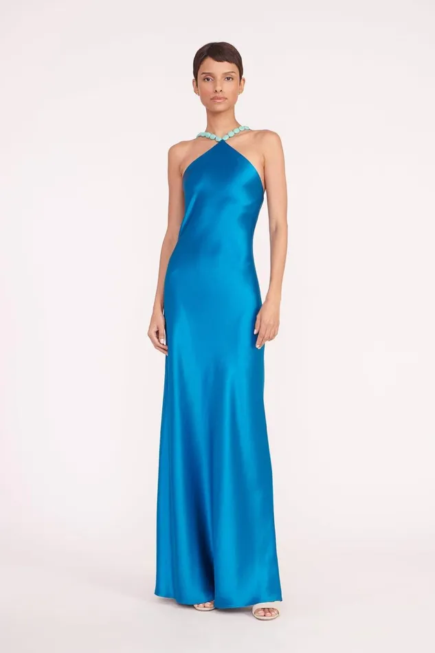 Women STAUD Occasion Dresses CADENCE DRESS ISLAND BLUE