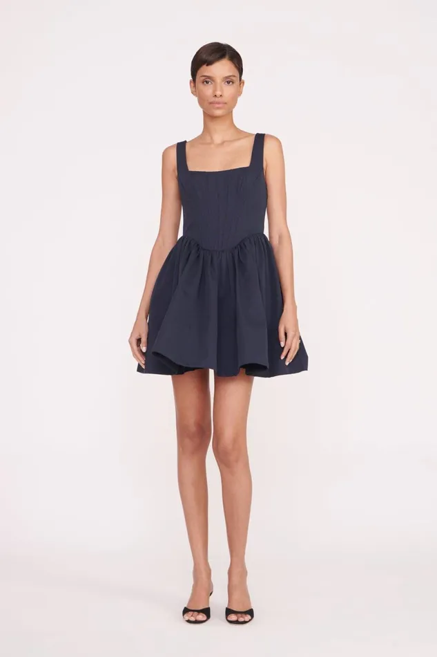 Women STAUD Occasion Dresses LANDSCAPE DRESS NAVY