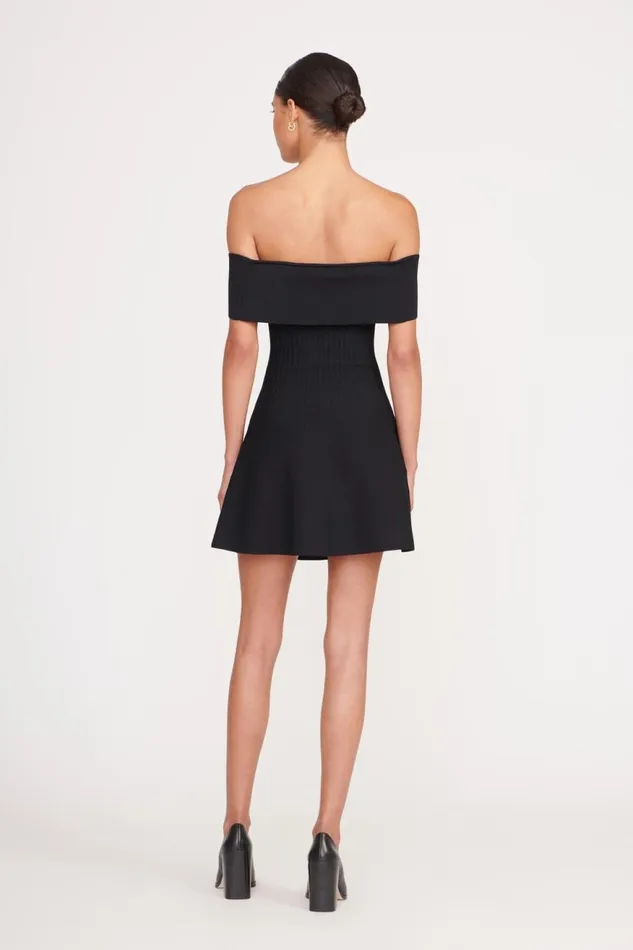 Women STAUD Occasion Dresses MINI ARTISTRY DRESS BLACK