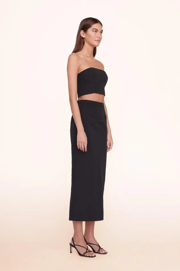 Women STAUD Occasion Dresses NYLA TOP BLACK