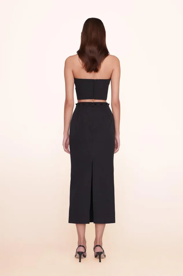 Women STAUD Occasion Dresses NYLA TOP BLACK
