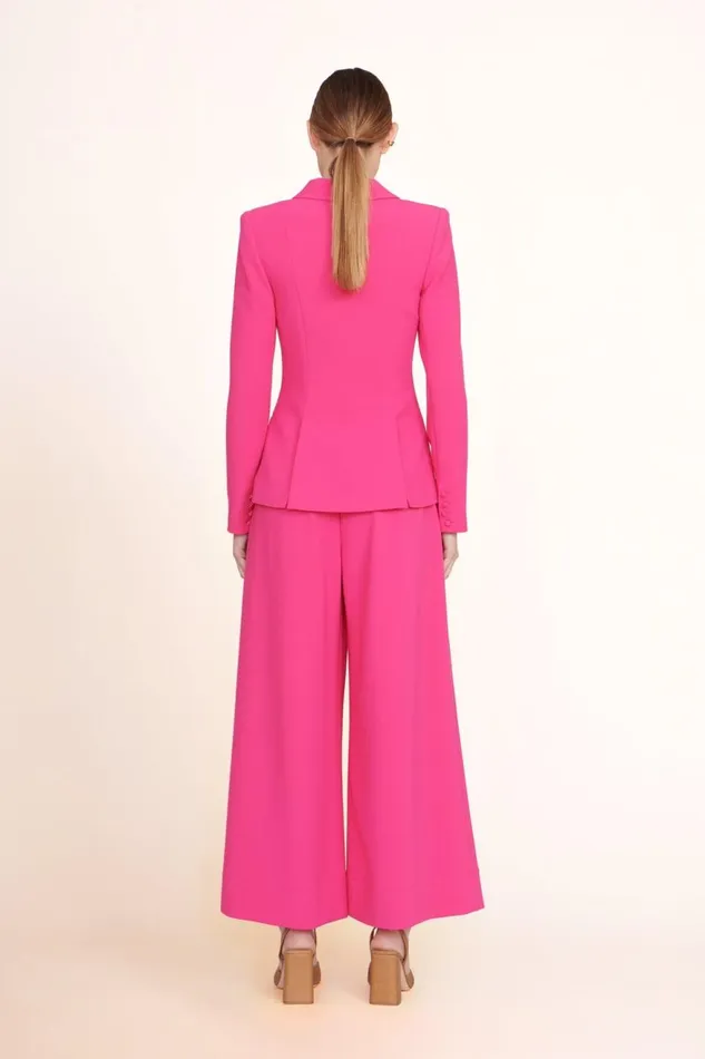 Women STAUD Outerwear and Jackets CARSON BLAZER MAGENTA