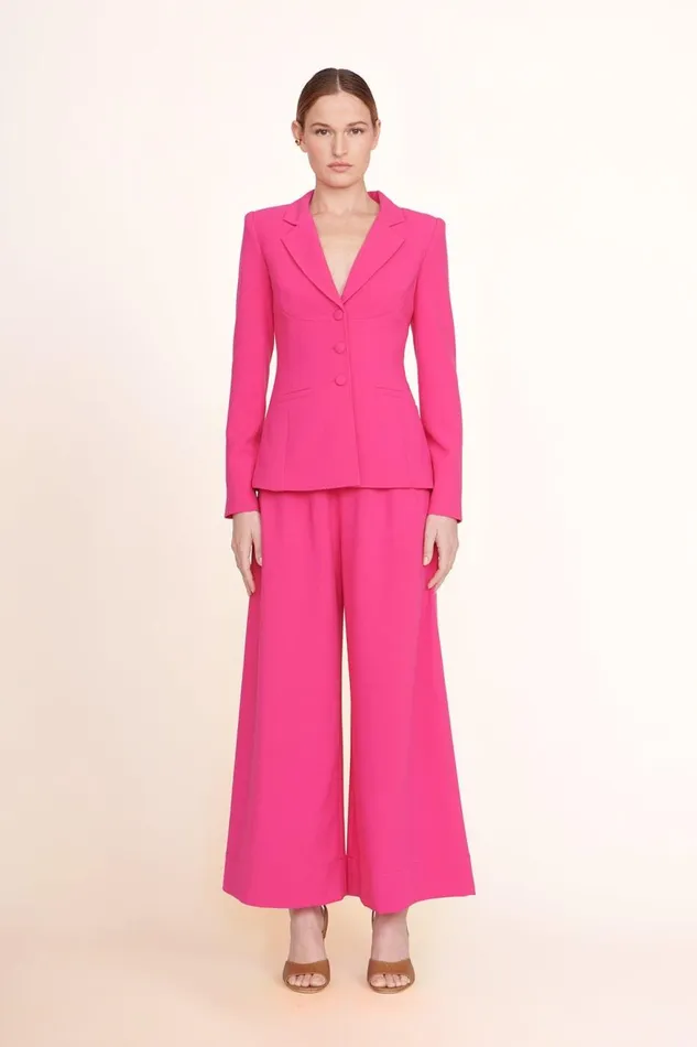 Women STAUD Outerwear and Jackets CARSON BLAZER MAGENTA