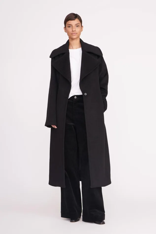 Women STAUD Outerwear and Jackets CARVER COAT BLACK