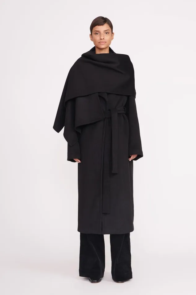Women STAUD Outerwear and Jackets CARVER COAT BLACK Women STAUD Outerwear and Jackets CARVER COAT BLACK