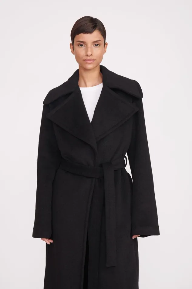 Women STAUD Outerwear and Jackets CARVER COAT BLACK Women STAUD Outerwear and Jackets CARVER COAT BLACK