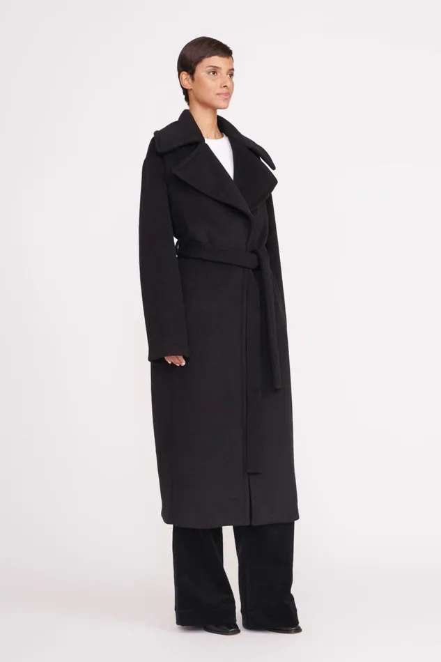 Women STAUD Outerwear and Jackets CARVER COAT BLACK Women STAUD Outerwear and Jackets CARVER COAT BLACK