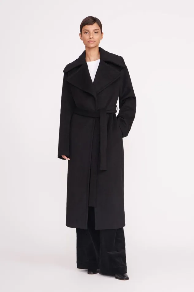 Women STAUD Outerwear and Jackets CARVER COAT BLACK Women STAUD Outerwear and Jackets CARVER COAT BLACK