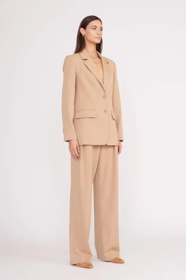 Women STAUD Outerwear and Jackets CITY BLAZER CAMEL Women STAUD Outerwear and Jackets CITY BLAZER CAMEL