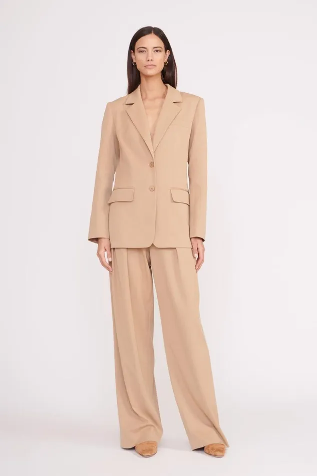 Women STAUD Outerwear and Jackets CITY BLAZER CAMEL Women STAUD Outerwear and Jackets CITY BLAZER CAMEL