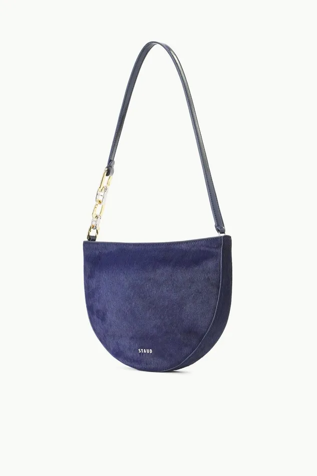 Women STAUD Shoulder COLT SHOULDER BAG NAVY HAIRCALF Women STAUD Shoulder COLT SHOULDER BAG NAVY HAIRCALF