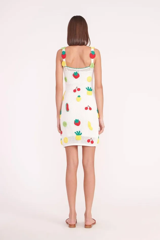 Women STAUD Swim MINI MARACUYA DRESS CROCHET FRUIT