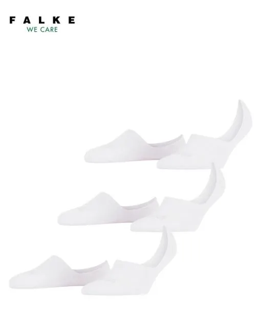 Women Step 3Pack Women No Show Socks White FALKE No Show Socks