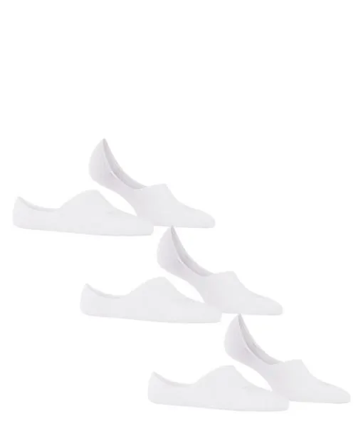 Women Step 3Pack Women No Show Socks White FALKE No Show Socks