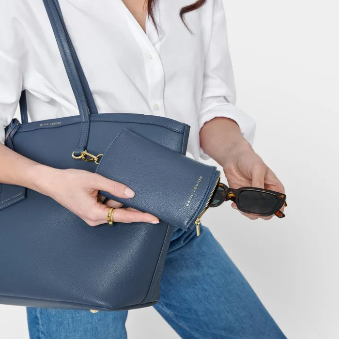 Women Sunglasses and Cases Katie Loxton ClipOn Sunglasses Case In Navy