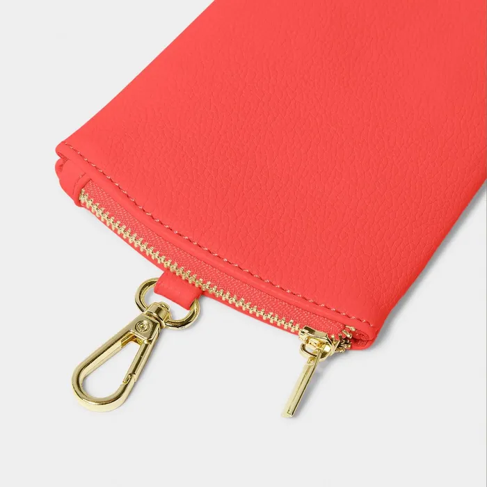 Women Sunglasses and Cases Katie Loxton ClipOn Sunglasses Case In Sunset Coral