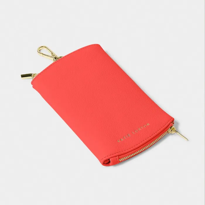Women Sunglasses and Cases Katie Loxton ClipOn Sunglasses Case In Sunset Coral