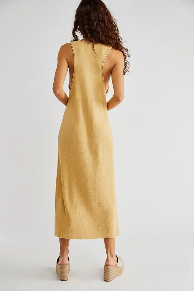 Women Sweater Dresses Free People Bailey Sweater Midi Dress Ginger Sugar