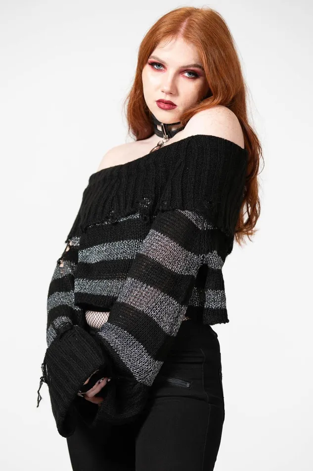 Women Sweaters Killstar Meteor Knit Sweater