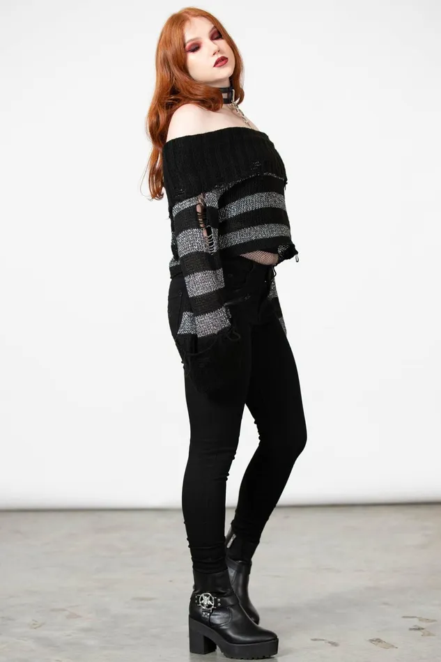 Women Sweaters Killstar Meteor Knit Sweater