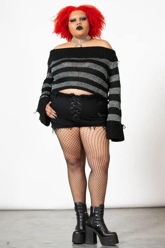 Women Sweaters Killstar Meteor Knit Sweater