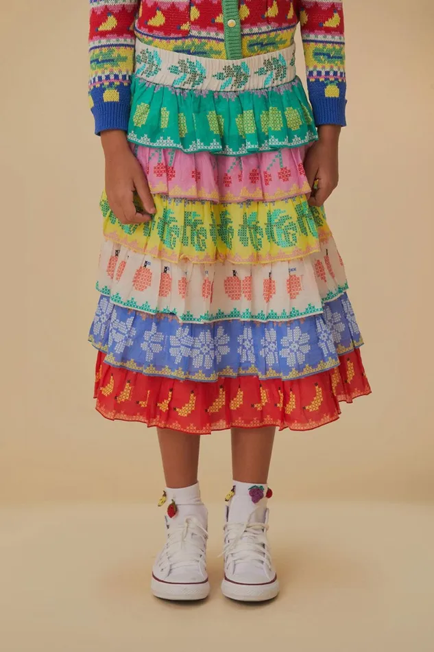 Women Sweet Orchard Kids Skirt Sweet Orchard Multicolor Kids FARM Rio Skirts