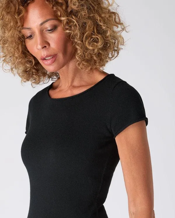 Women The Peony Lim Ultimate TeeIn Black Black NPeal Tops and Tshirts
