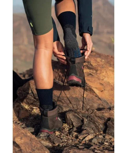 Women TK1 Adventure Cool Women Trekking Socks Asphalt Mel FALKE Hiking Socks