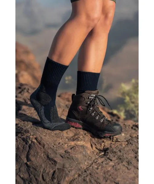 Women TK1 Adventure Cool Women Trekking Socks Asphalt Mel FALKE Hiking Socks